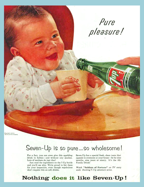 Seven Up ad from 1956